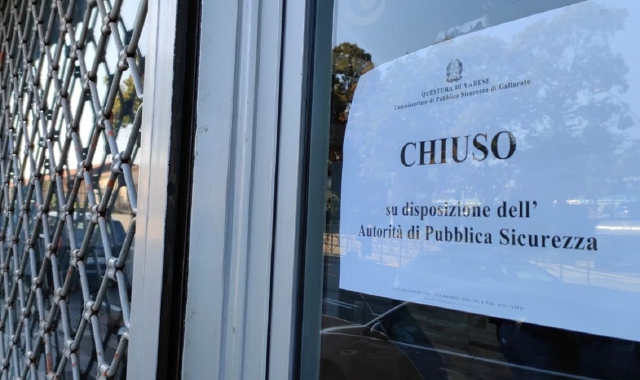 Gallarate, controlli a tappeto: chiuso Mr Bar