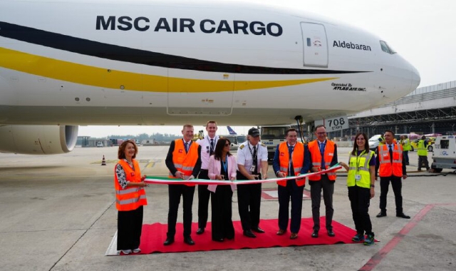 Malpensa: primo volo italiano Msc Air Cargo in Giappone