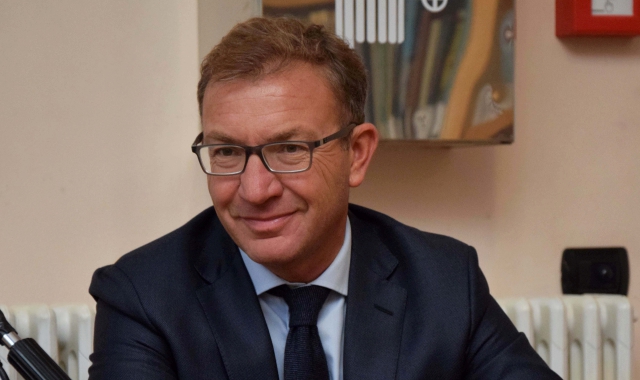 Il segretario provinciale di FdI, Andrea Pellicini, che ha revocato a Attolini l’incarico di commissario a Samarate