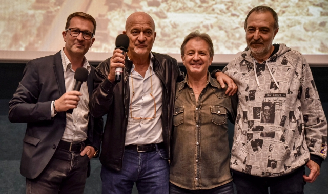 Claudio Bisio è stato ospite, questa sera, al Miv di Varese (foto Blitz)
