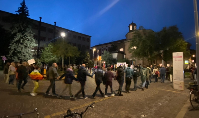 La manifestazione di Busto Arsizio