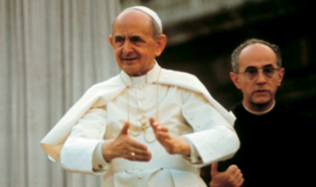 Papa Paolo VI e monsignor Pasquale Macchi