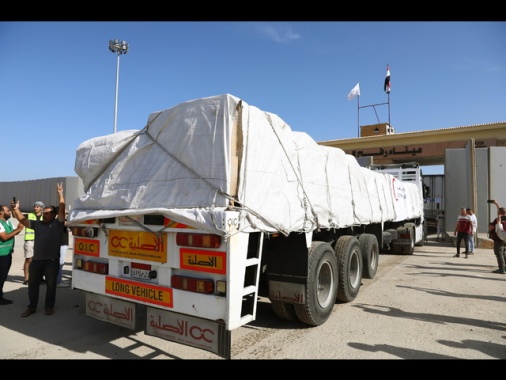 Ue, 'consegnati a Gaza i primi aiuti da 56 tonnellate'