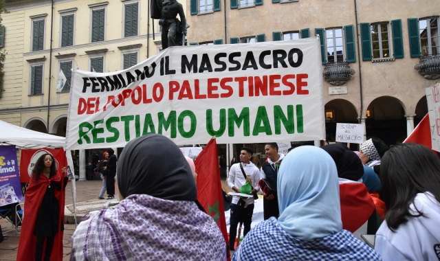 In corteo per Varese a sostegno della Palestina