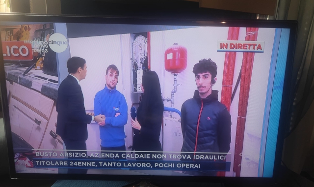 «Cerco idraulici»: da Busto appello su Canale5