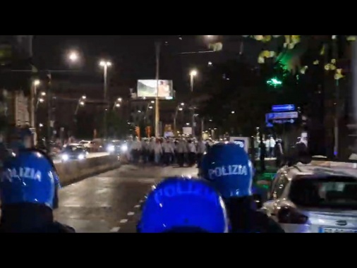 Scontri per Napoli-Berlino, 11 ultras tedeschi arrestati