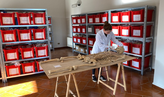 Claudia Bressan, Archivio Biologico sito di Sant’Agostino a Caravate (Foto Redazione)