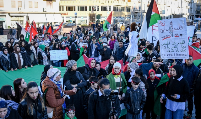 Mille persone a Varese per la Palestina