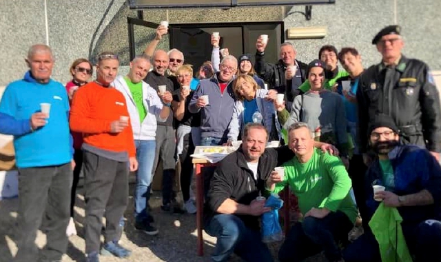 I volontari per l’organizzazione della Gorlonga