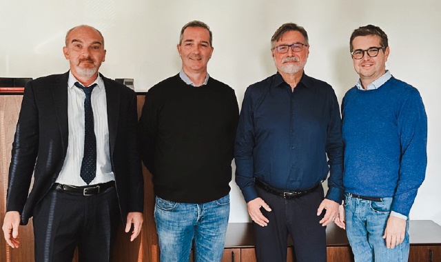 Simone Tornaghi, secondo da destra, è il nuovo presidente di Amsc (foto Redazione)