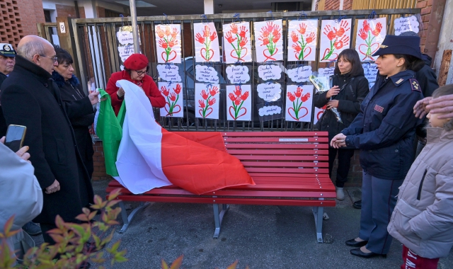 A Varese una panchina rossa per Valentina Di Mauro