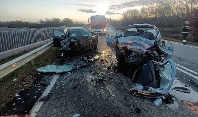 L’incidente mortale a Cavallirio (Foto Redazione)