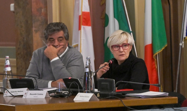 Gli assessori Cristina Buzzetti e Stefano Malerba