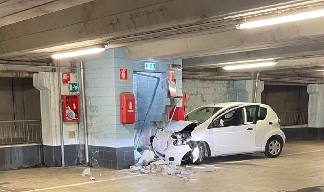 L’incidente al parcheggio del multisala di Cerro Maggiore