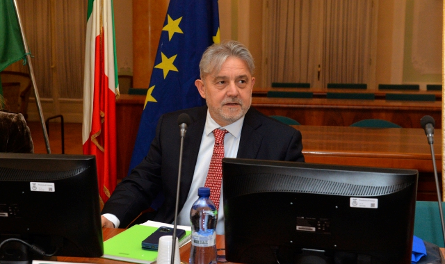 Il presidente della Provincia, Marco Magrini