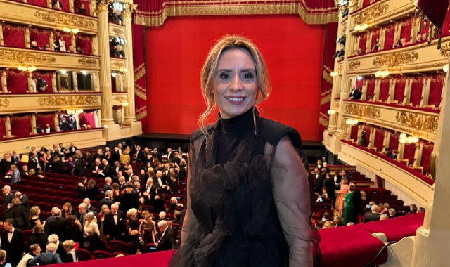 L’assessore regionale alla Cultura, Francesca Caruso alla Prima della Scala