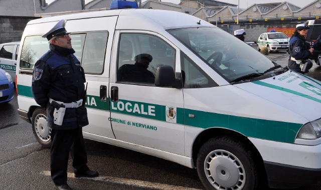 La Polizia locale di Nerviano (Foto Archivio)