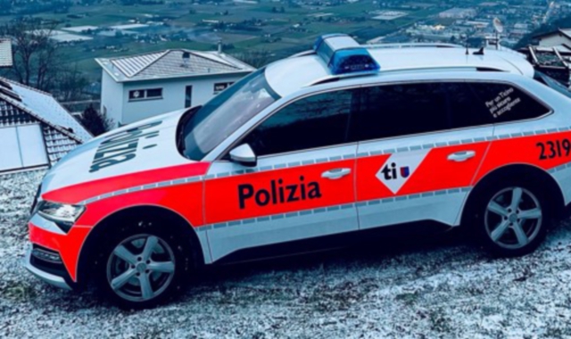 La Polizia cantonale è intervenuta sul luogo dell’infortunio (Foto Archivio)