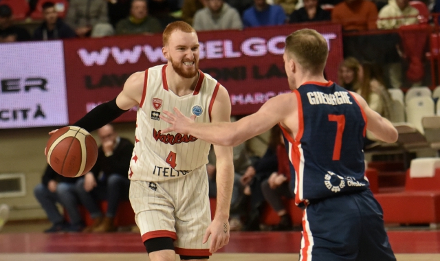 Nico Mannion sempre determinante nelle partite di Varese (Foto Angelo Puricelli - Agenzia Blitz)