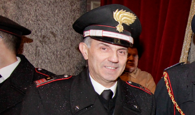 Michelangelo Segreto è stato comandate della Stazione locale dei carabinieri (foto Archivio)