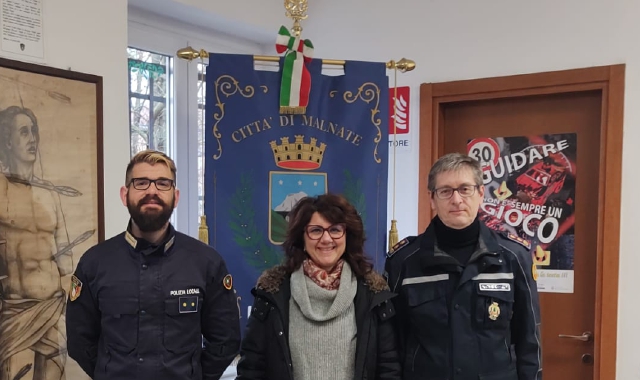 A Malnate nuovo comandante della polizia locale