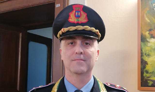 Il comandante della Polizia Locale di Somma Lombardo, Andrea Sacco