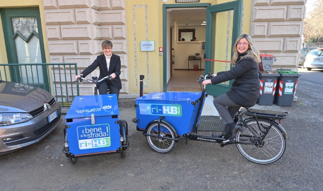 Inaugurato l’hub per il ritiro e la consegna di eccedenze di cibo dai negozi di Varese (Foto Blitz)
