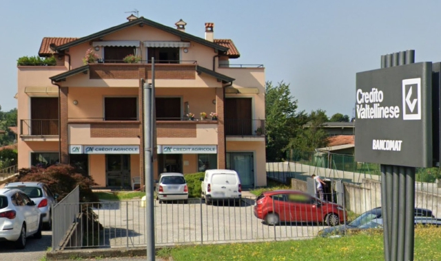 La filiale del Crédit Agricole di Cocquio Trevisago