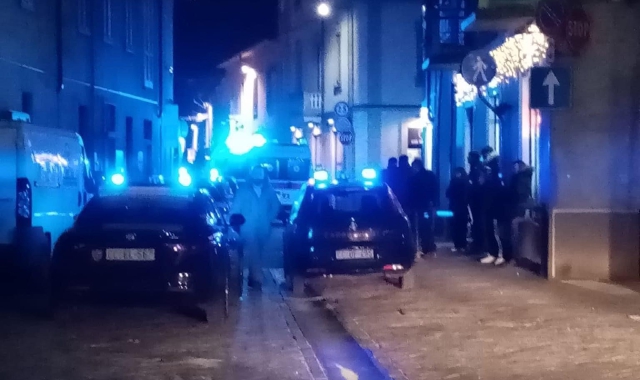 L’intervento dei carabinieri