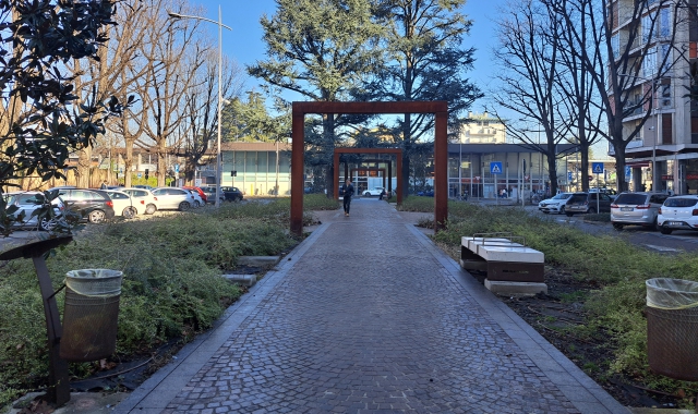 Gallarate, piazza Giovanni XXIII: la bella incompiuta