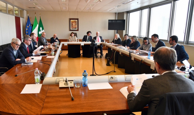 L’incontro con l’Ufficio di presidenza del Consiglio regionale