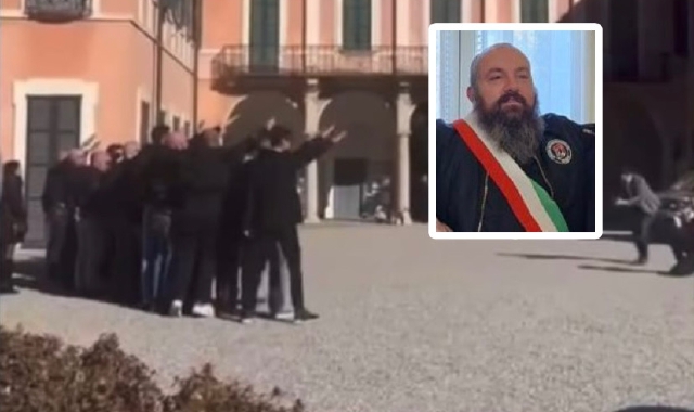 Varese, nozze con saluto romano: «Il matrimonio più bello dell’anno»
