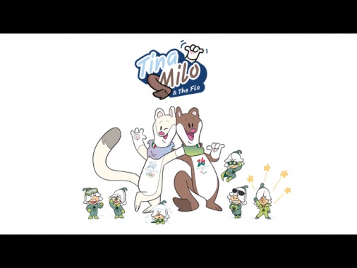 A Sanremo le mascotte di Milano Cortina 2026
