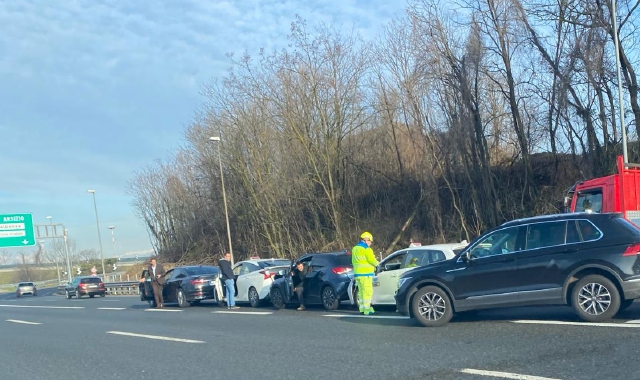 Autolaghi, scontro a Castellanza: tutti in coda