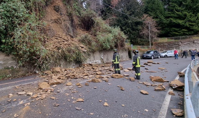 Frana a Cadegliano Viconago, tragedia sfiorata