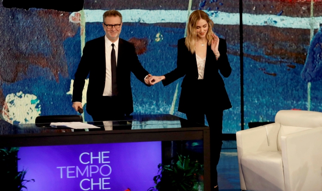Chiara Ferragni da Fazio: «Con Fedez crisi forte»