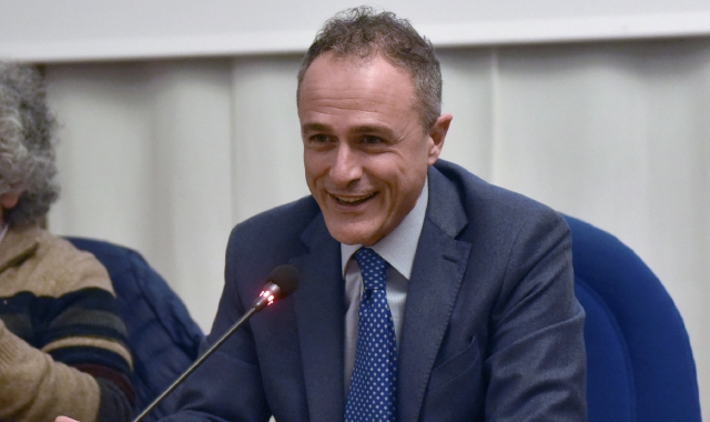 Marco Reguzzoni durante la presentazione del suo ultimo libro