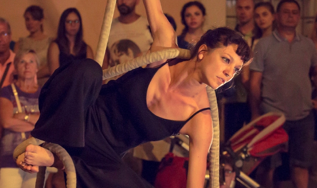 La circense Francesca Alberti (Foto Archivio)