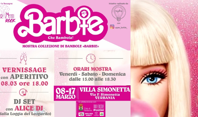 Barbie da collezione in mostra a Intra