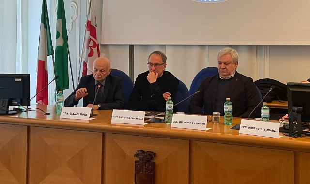 Mario Mori, Silvestro Pascarella e Giuseppe De Donno (foto Puricelli - Blitz)