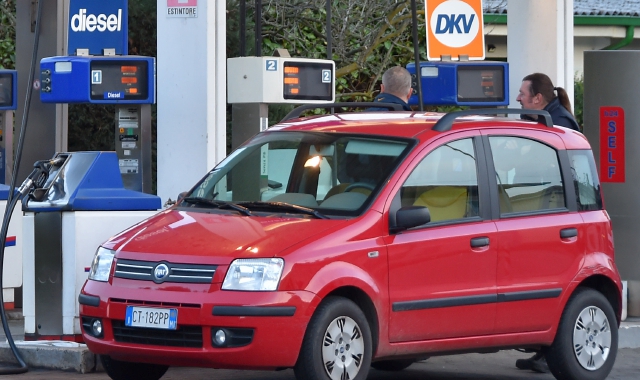Un distributore di carburante