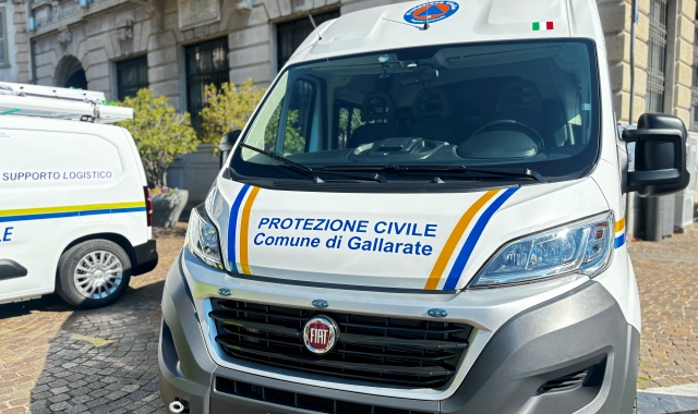 Gallarate, tre nuovi mezzi per la Protezione civile