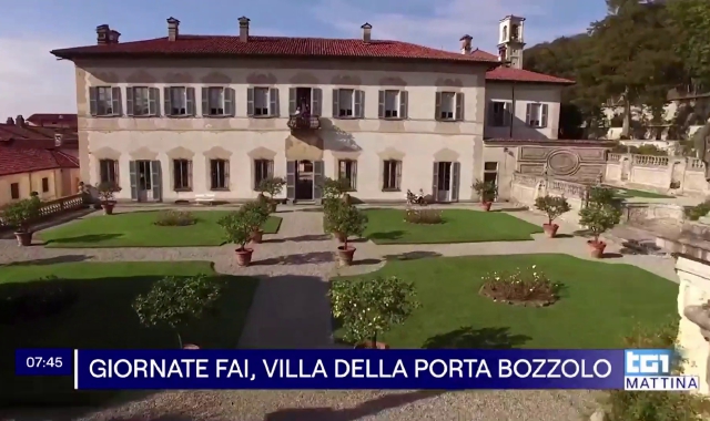 Villa Della Porta Bozzolo gioiello Fai: vetrina su Rai1