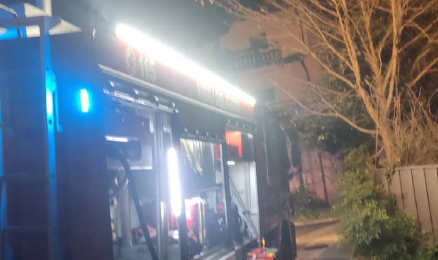 L’intervento dei vigili del fuoco in via dei Boderi