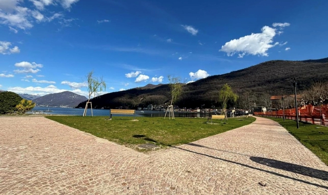 ll primo tratto di lungolago che sarà inaugurato in tempo per Pasqua