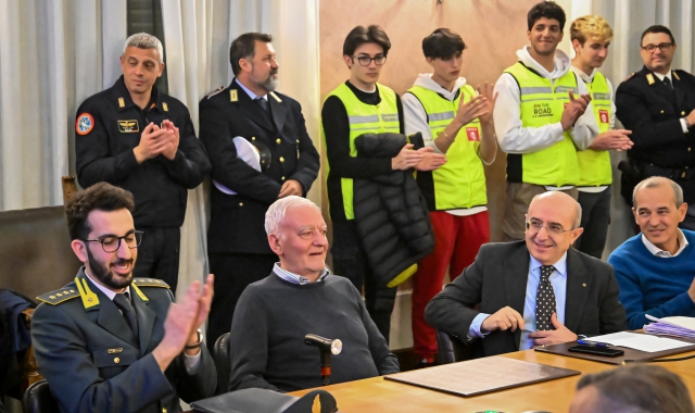 Riunione conclusiva, in Prefettura, del progetto On the Road (foto Matteo Canevari - Blitz)