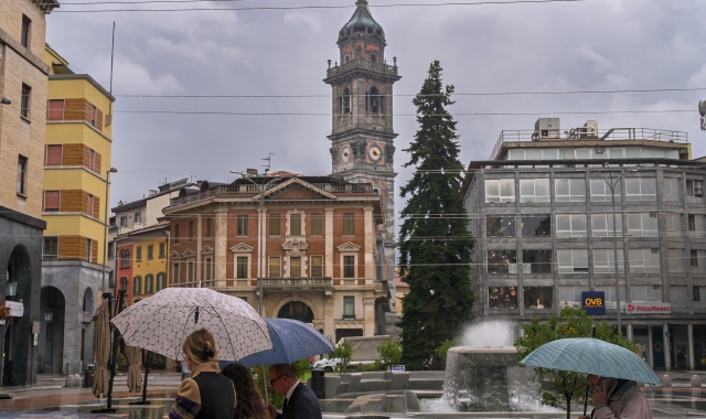 Le previsioni indicano maltempo fino al mattino del lunedì dell’Angelo (foto Blitz)