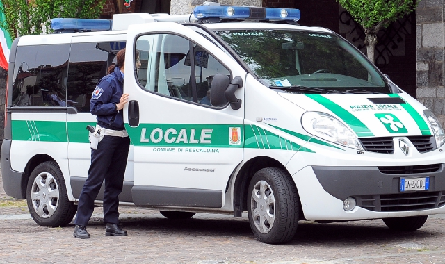 La polizia locale di Rescaldina