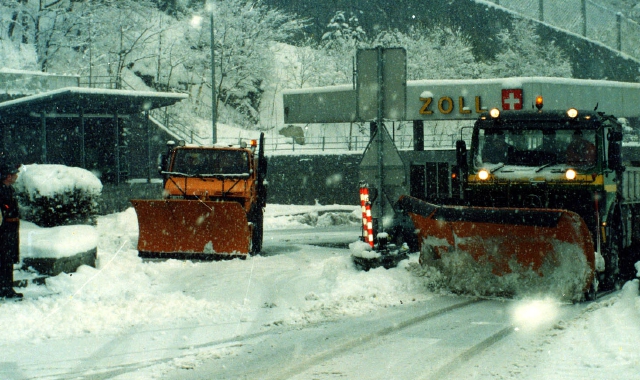 Il Passo con la neve (foto Archivio)