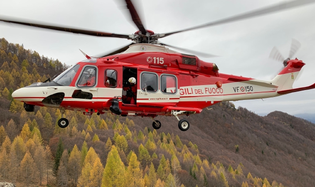 L’intervento di soccorso per le due ragazze